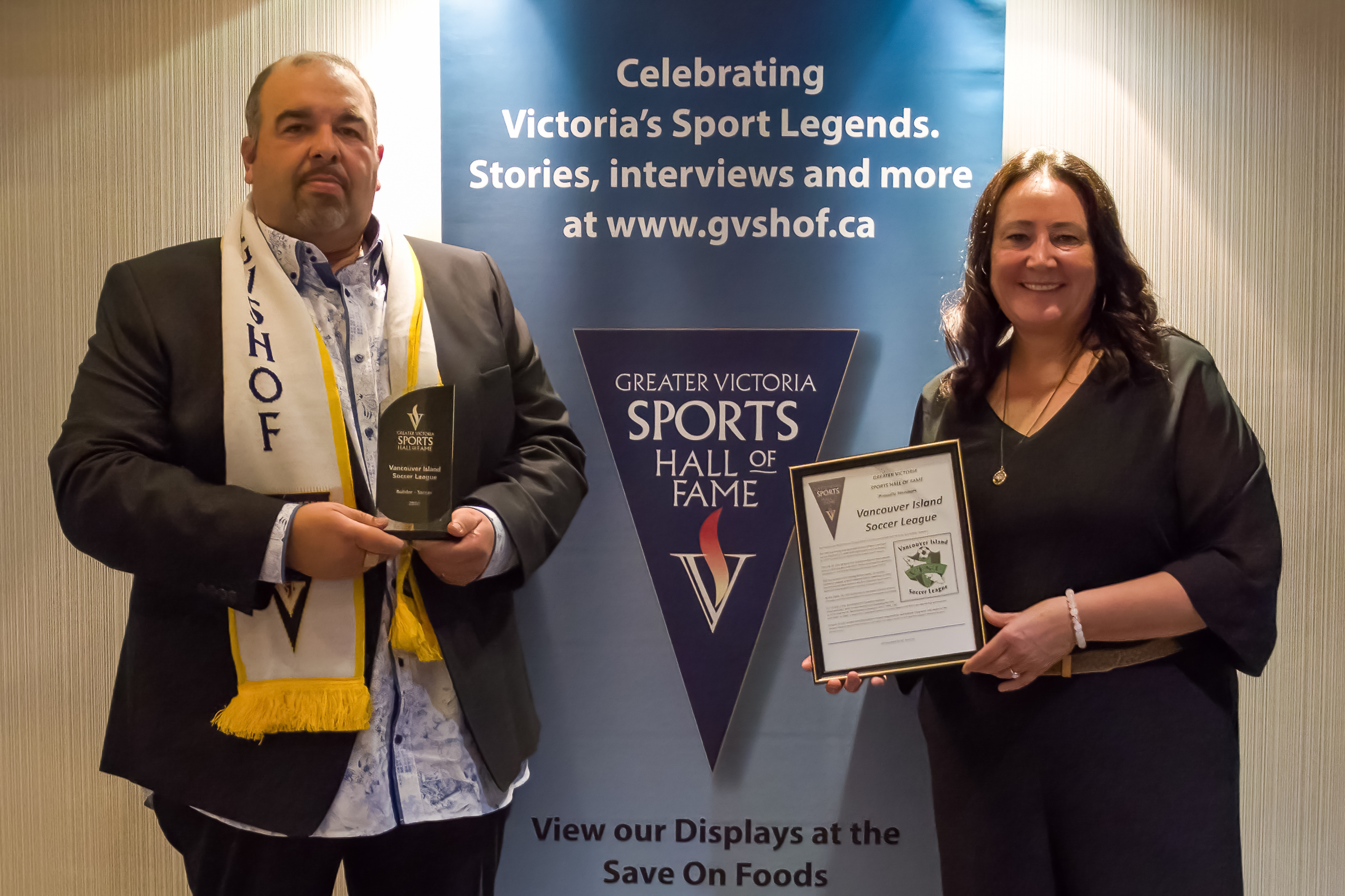 Vince Greco VISL and Gayle Statton